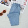 Quần dài bé trai 1 2 3 4 5 6 7 8 9 tuổi chất jean Magickids dáng baggy form rộng Quần áo trẻ em đi học đi chơi QD22019