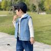 Áo khoác gile jeans bò mềm cho bé trai Magickids Áo khoác mùa đông dày dặn giữ ấm cho bé AO21015 Quần áo trẻ em