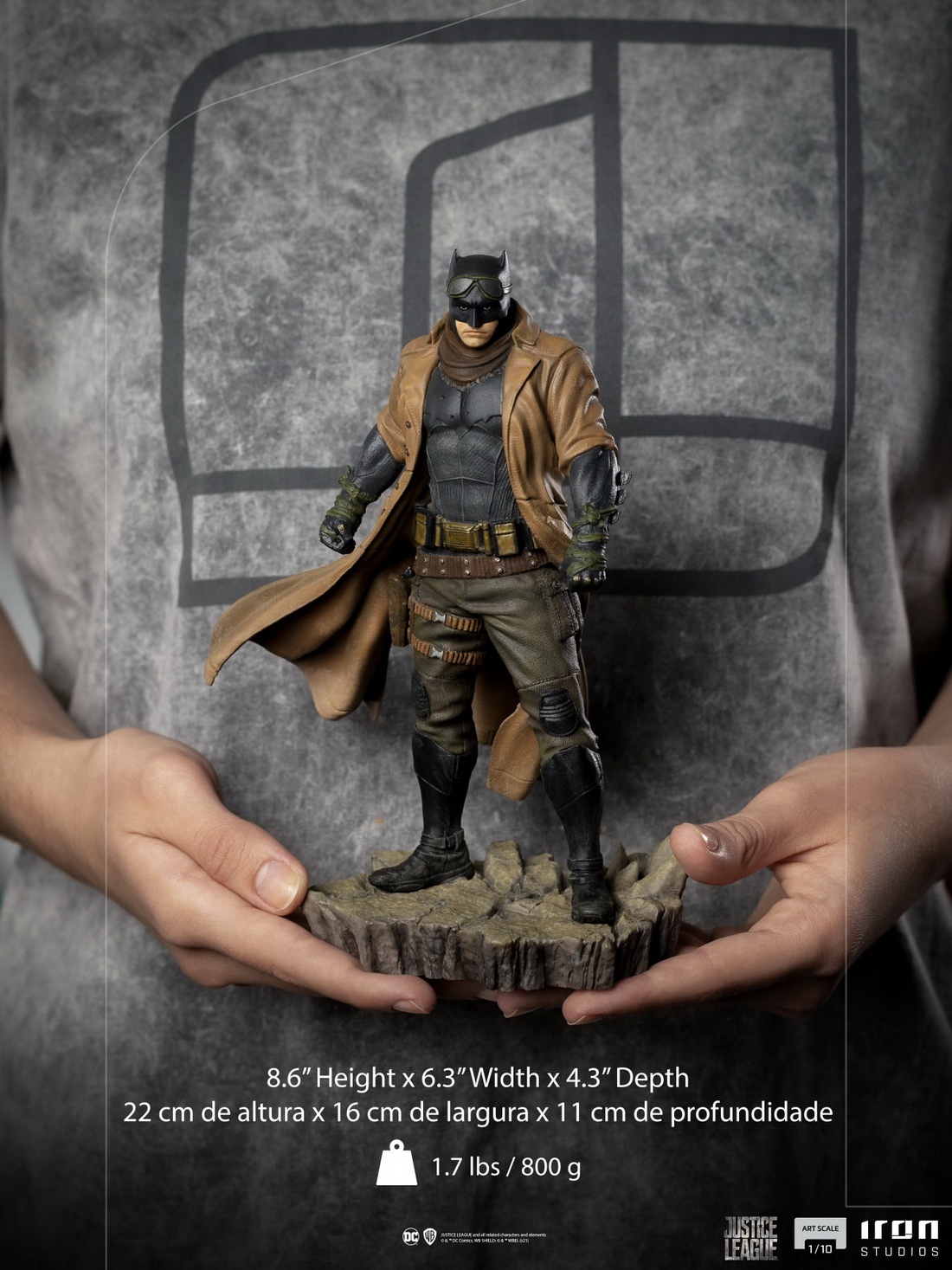 Iron Studios 1/10 DCCJLE51721-10 Batman Statue TOYz - Mô hình cao cấp & mô  hình chính hãng