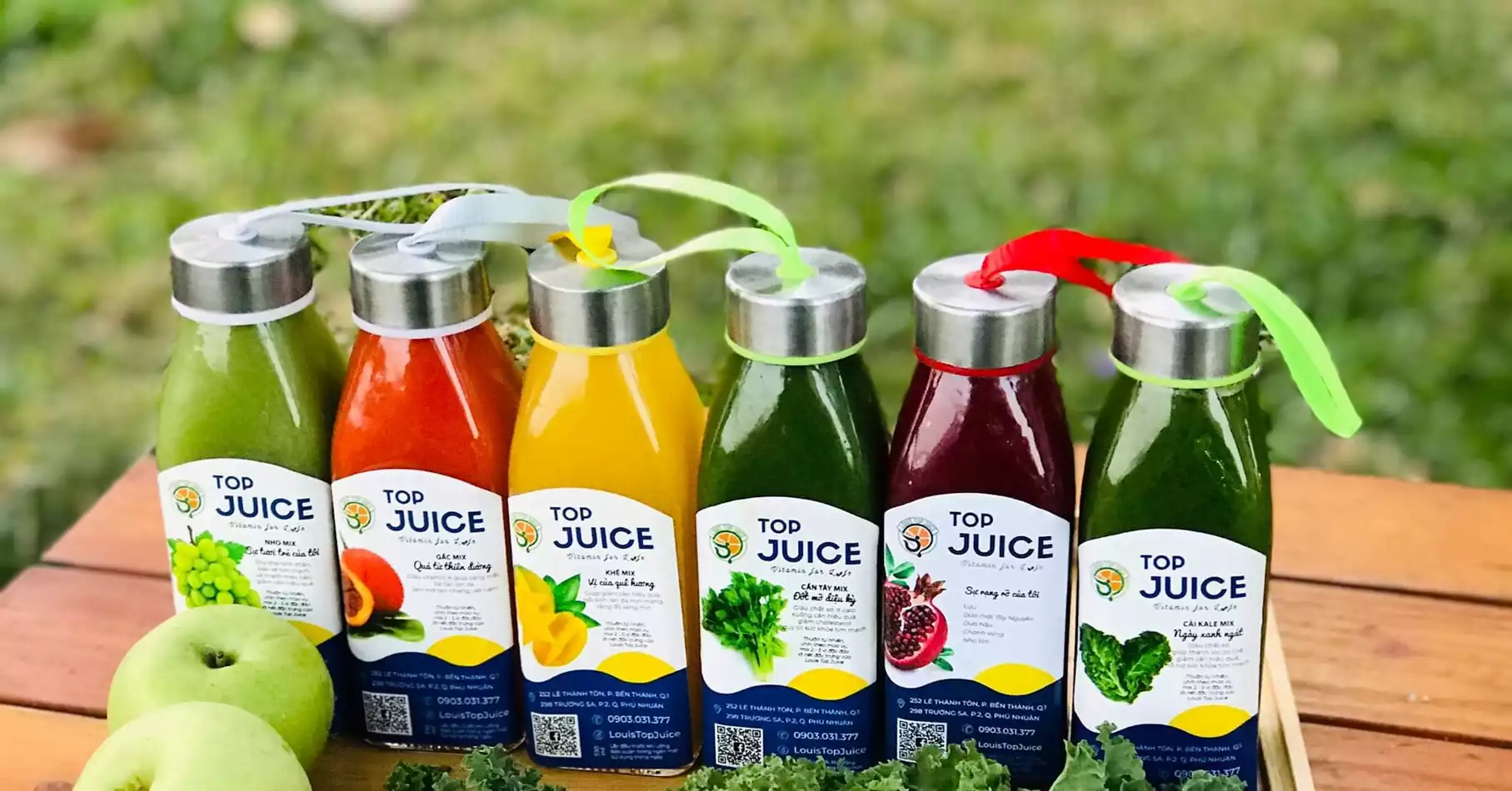 Louis Top Juice Menu