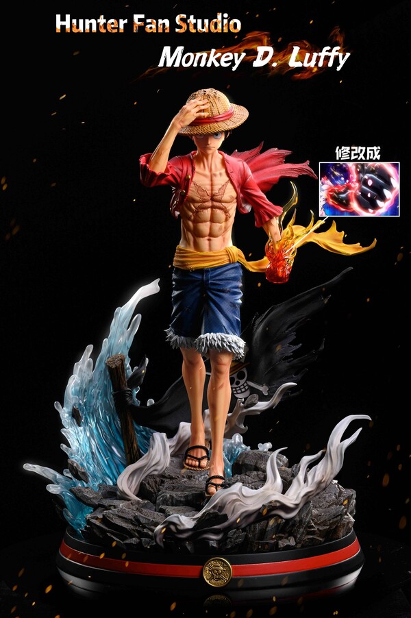 Mô hình đồ chơi  Luffy và Shanks tóc đỏ  One Piece
