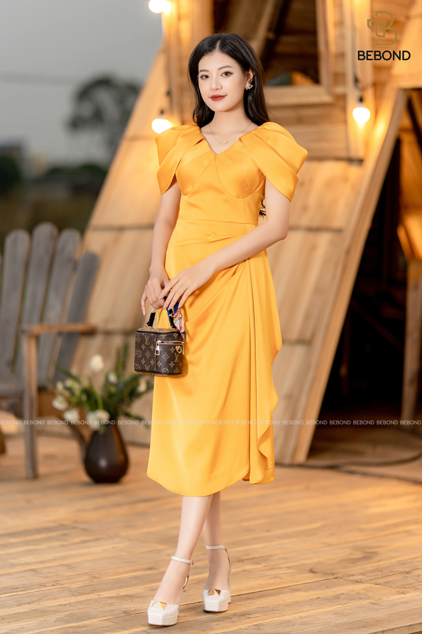 ĐẦM ĐI TIỆC MÀU VÀNG- VENUS DRESS