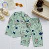 Bộ quần áo ngủ pyjama dài tay họa tiết bò sữa đáng yêu dành cho bé MAGICKIDS quần áo trẻ em mềm mại thoáng mát BR21031
