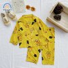 Bộ quần áo ngủ pyjama dài tay họa tiết bò sữa đáng yêu dành cho bé MAGICKIDS quần áo trẻ em mềm mại thoáng mát BR21031