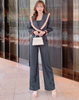 Jumpsuit cổ sam tay dài Style Hàn quốc