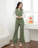 Set bộ Vest lửng phối màu Stye HQ