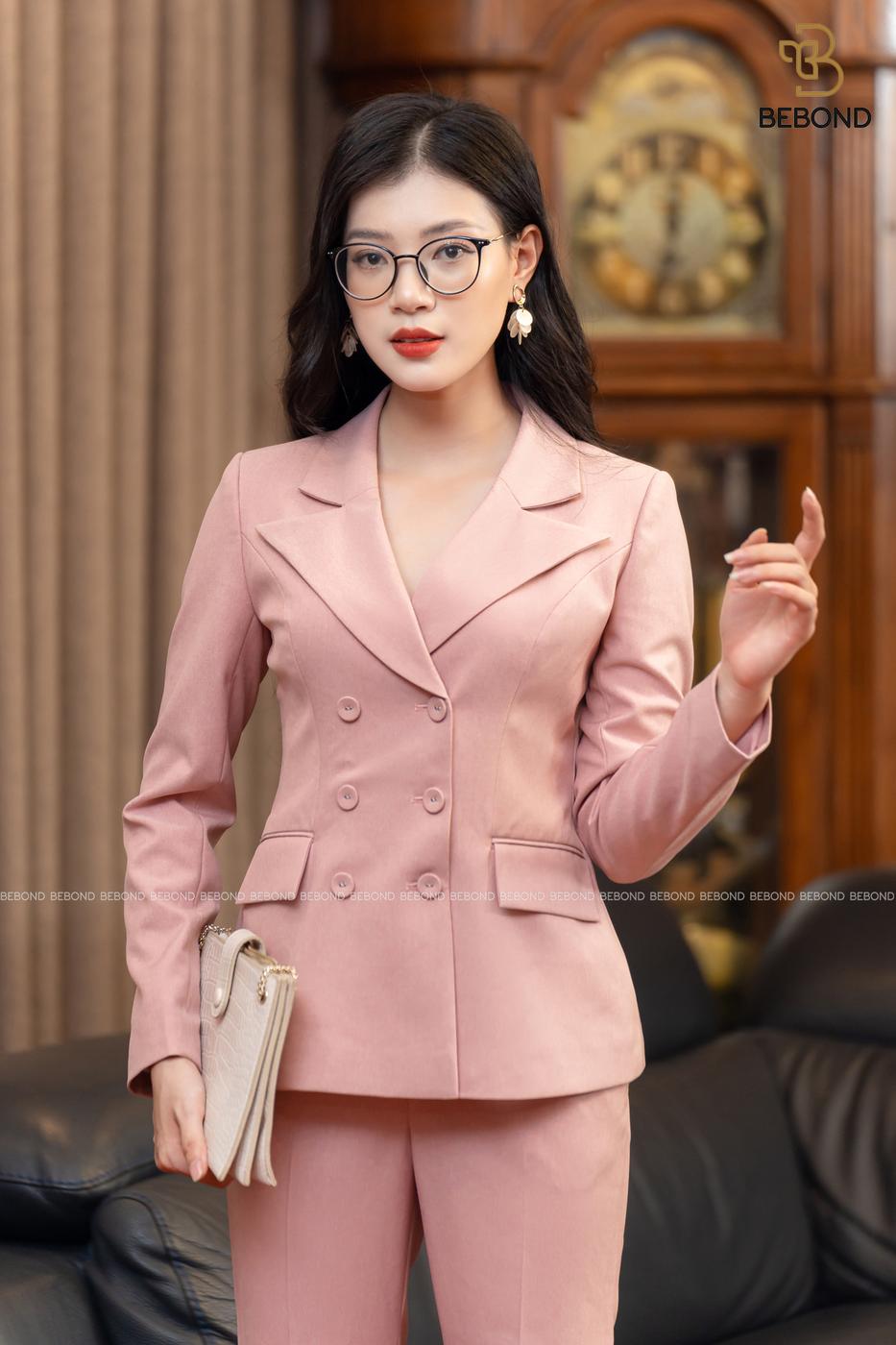 Aó Vest màu HỒNG - Sandra Set