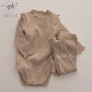 Body trơn kèm quần cổ sun